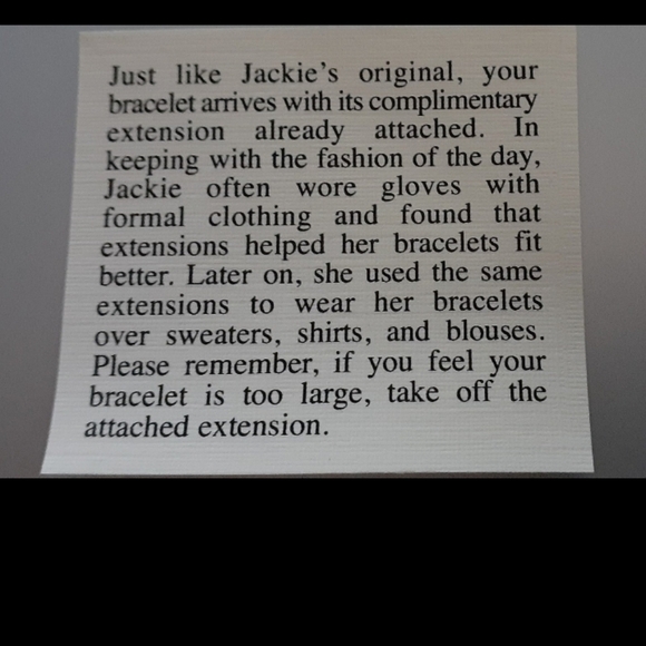 Vintage Camrose & Kross Jackie Kennedy Bracelet 7.5"/8.5" - Picture 8 of 12